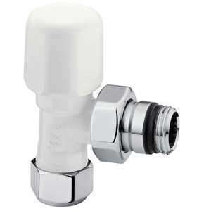 Vanne de meuble carrée 3/8X24-19 couleur blanche - Product Image 1