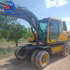 Excavatrice sur pneus Volvo d'occasion d'origine 15 tonnes Volvo EW145B Excavatrice moyenne d'occasion à bas prix à vendre - Product Image 1