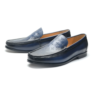 Chaussures italiennes élégantes faites à la main pour hommes Mocassins décontractés en cuir à enfiler exquis pour hommes Chaussures habillées personnalisées Oxford de qualité supérieure pour hommes - Product Image 3