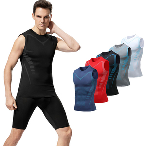 <span class=keywords><strong>Camiseta</strong></span> Interior de Compresión para Hombre, Sin Mangas, de Secado Rápido, Elástica, para Entrenamiento de <span class=keywords><strong>Baloncesto</strong></span> - Product Image 6