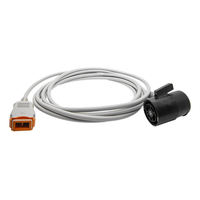 Câble adaptateur pour électrodes de défibrillateur, connecteur d'électrodes de thérapie AED, qualité médicale, réutilisable, urgence cardiaque, OEM