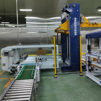 Machine d'empilage de palettisation automatique Leadwold 10Kg 20Kg 25kg Ligne d'emballage de sachets d'usine de fabrication
