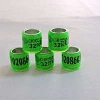 Bagues de patte de pigeon 2026, couleurs arc-en-ciel, anneaux d'identification en plastique durable pour pigeons de course et de voyage