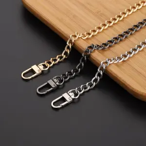 Shoulder Bag Chain Strap Custom Purse Handle Hardware Crossbody Accessories Chains With Snap Hook For Handbag