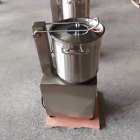 Robot culinaire industriel, hachoir alimentaire, machine à couper les légumes, mélangeur alimentaire 6L 12L 17L 21L pour houmous, piment, ail