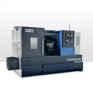 Torno de torneamento barato TCK6350B para máquina de torno CNC de cama plana