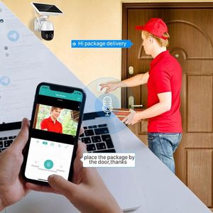Cámara de Seguridad IP Solar 4G Inalámbrica 2K de Bajo Consumo <span class=keywords><strong>Icsee</strong></span> PIR 4MP 360° PTZ para Exteriores, Sistema de CCTV, Cámara de Red - Product Image 6