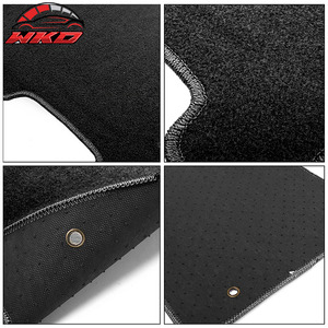 Alfombrillas para Acura TLX 15-20, terciopelo negro, delanteras y traseras, 1ª y 2ª fila, antideslizantes, 4 piezas - Product Image 6