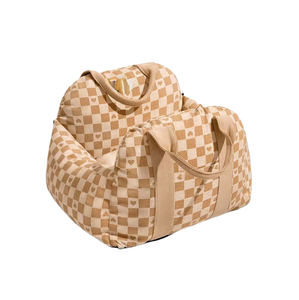 Reishond Autostoel <span class=keywords><strong>Bed</strong></span> En Drager Comfortabele Bedden Voor Onderweg Avonturen Goud M - Product Image 2