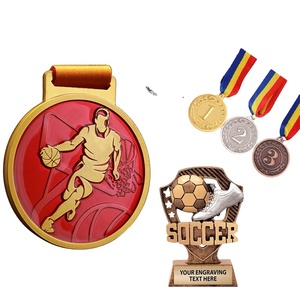Fabricant Vente en Gros Personnalisé Or Karaté Football Taekwondo Football Marathon Médailles Sports Trophées et Plaques en Métal - Product Image 1