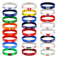 Pulseras de Silicona Promocionales de Alta Calidad al por Mayor, Diseño Personalizado, Logotipo Personalizado, Pulseras Elásticas de Goma