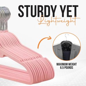 Cintres en velours noir floqués pour costumes et vêtements – Nouveauté 2026 – Vente chaude - Product Image 3