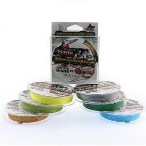 Super Strong <span class=keywords><strong>330</strong></span> Yards Ashconfish 8 Brins PE Tressé Résistant à l'Abrasion en Eau Salée Jaune Vert Haute Visibilité <span class=keywords><strong>Ligne</strong></span> de Pêche Tressée - Product Image 5