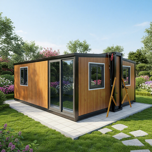 Casa Contenedor Prefabricada Modular Plegable y Expandible de 700 mm, un Dormitorio, Sala de Estar, Cocina, Diseño Moderno, Impermeable - Product Image 2