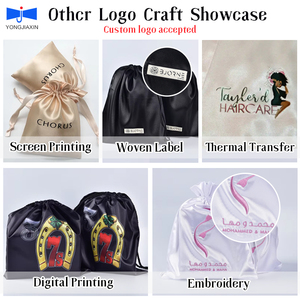 Tùy Chỉnh Nhãn Hiệu Riêng Tóc Giả Extension Tùy Chỉnh Satin Túi Tóc Giả Túi Lưu Trữ - Product Image 5