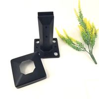 Spigot en acier inoxydable 2205 noir pour balustrades de terrasse, populaire et en promotion