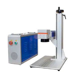 20w 30w Split Type High Speed Raycus Fiber Laser Source And Stainless Steel Laser Marking Machine For Label Logo Keyboard Metal