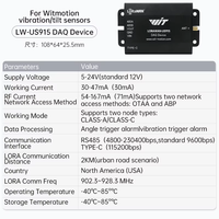 WitMotion WT303IOT-LORA-A9 Sensor Akselerasi Sudut Alarm Getaran/Kecondongan Nirkabel Pemantauan Jarak Jauh Di Mana Saja, Kapan Saja selama 5 Tahun