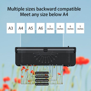 Máquina de laminación multifunción <span class=keywords><strong>A4</strong></span>, cortador y Wth punzón de papel, venta directa - Product Image 3