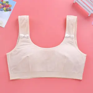 Soutien-gorge tubulaire en 95% coton pour petite fille, sous-vêtements, pour adolescentes, nouveau Design, 5% - Product Image 4