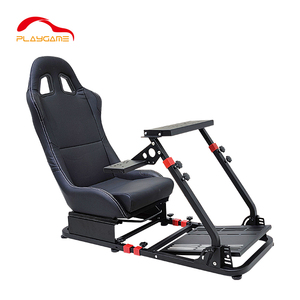 Cockpit de course Sim avec support de moniteur de siège Design pliable pour PC <span class=keywords><strong>PS5</strong></span> Xbox Gaming Simulator Cockpit Frame Steel - Product Image 6