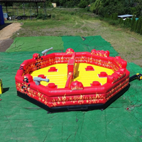 Château gonflable robuste avec souffleur pour enfants, idéal pour parcs d'attractions, carnavals et fêtes d'anniversaire