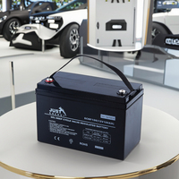 AGM-GEL VRLA 12V 100Ah Valve sans entretien Batterie de voiture de conception régulée Batteries automatiques