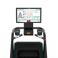 Soluciones de apoyo para gimnasio de gama alta, pantalla LED comercial, máquina de entrenamiento de escaleras, ejercicio interior, entrenamiento cardiovascular, equipo de Fitness