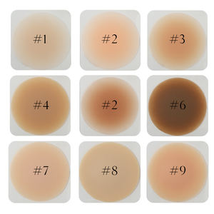 Cache-tétons <span class=keywords><strong>en</strong></span> silicone auto-adhésifs couleur chair pour femmes, réutilisables, imperméables, accessoires de soutien-gorge à ouverture frontale - Product Image 6