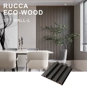 Rucca Wpc Gelamineerd Hout Panel Pvc Composiet Lambrisering Voor Prefab Huis Ontwerpen, vervaardigd Thuis Muur Panelen 177*21.5Mm