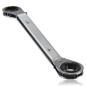 Clé à cliquet combinée de 3 tailles, jeu de clés, clé à cliquet, poignée à cliquet, chrome vanadium - Product Image 3