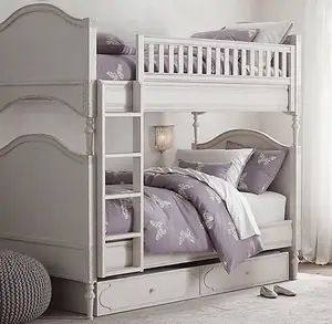 Paese americano di moda d'epoca di alta-end camera da letto per bambini letto in legno massello mobili su misura