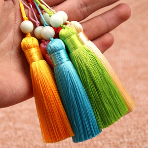 8cm Silk <strong>Tassel</strong> Fringe <strong>Key</strong> Chain <strong>for</strong> Party Bag <strong>Tassels</strong> <strong>for</strong> Bag Decoration <strong>Tassel</strong> Keychain - Product Image 3