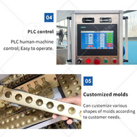 Machine industrielle entièrement automatique de dépôt de bonbons de serpent de pectine ou de gélatine et de dépostite de bonbons durs avec revêtement de sucre