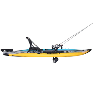 Mejor pesca popular de dos tonos inflable pedal de pesca Canoa/Kayak con remo y pedal - Product Image 3