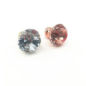 Pomo Redondo de Cristal con Diamantes Pequeños en Oro Rosa, Estilo Moderno, para Cajones, Cómodas, Armarios, Cocina y Baño - Ecológico - Product Image 4
