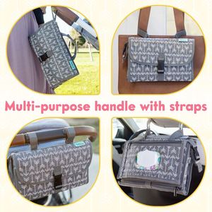 Free sample Wholesale Travel Waterproof polyester Baby Changing <b>Mat</b> Custom Portable Diaper Changing Pads - Product Image 6