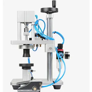 ZT Pneumatische Parfüm-Crimp maschinen, Metall press kappe Glas Plastik flasche Parfüm-Versiegelung versch ließ maschine