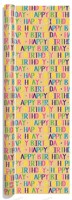 Ensemble de boîtes cadeaux et sacs cadeaux en papier kraft sur le thème des anniversaires, imprimé étoiles colorées, emballage en papier brun recyclable, cadeaux de fête
