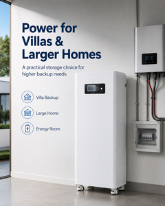 แบตเตอรี่แบบเรียงซ้อนได้ 51.2V 314Ah 16kWh พร้อมระบบสื่อสาร CAN สำหรับระบบกักเก็บพลังงานแสงอาทิตย์สำหรับบ้านแบบไฮบริดกริด แรงดันไฟฟ้า 51.2V - Product Image 6