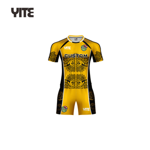 Hoge Kwaliteit 100% Polyester Rugby Jersey Uniform Custom Design Sublimatie League Rugby Jersey - Product Image 2