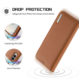 เคสหนังแบบกระเป๋าใส่บัตร ป้องกันรอยขีดข่วน เหมาะสำหรับเคสโทรศัพท์ S25 Edge แบบพับปิดแม่เหล็ก หุ้มรอบด้าน - Product Image 4
