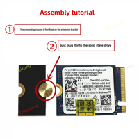 Braket Ekstensi SSD M.2 MVNE NGFF 2230 hingga 2242 hingga 2280