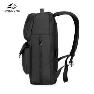 Kingsons Tactical Backpack 20-35L Durable Unisex Everyday Use Gray And Black Solid Color Shoulder Strap Interior Zipper Pocket - Product Image 2