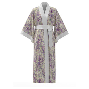 Collection de vêtements de nuit en Satin pour femmes haut de gamme pour le printemps automne à manches longues Robe de matin Robe peignoir chemise de nuit avant européen - Product Image 5