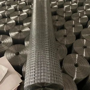 BRC Hot dipped/ electro galvanizing square hole welded wire mesh for garden Aviary wire fence 12 mm x 12 mm wholesaler