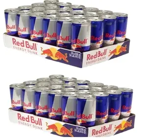 Red Bull Energy Drink Origineel 250Ml Blik (24 Verpakking) E (0.03%) Vitaminen (Niacine, Pantotheenzuur, B6, B12) Kleurstoffen Voor Aroma 'S