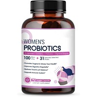 100 milliards d'UFC, 31 souches spécialement sélectionnées, probiotiques pour femmes en capsules végétales, soutient le système immunitaire, en stock