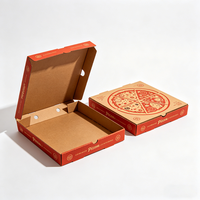 Boîtes à pizza biodégradables personnalisées de haute qualité à prix d'usine, avec revêtement UV, gaufrage, pelliculage mat et doublure anti-graisse – Vente en gros