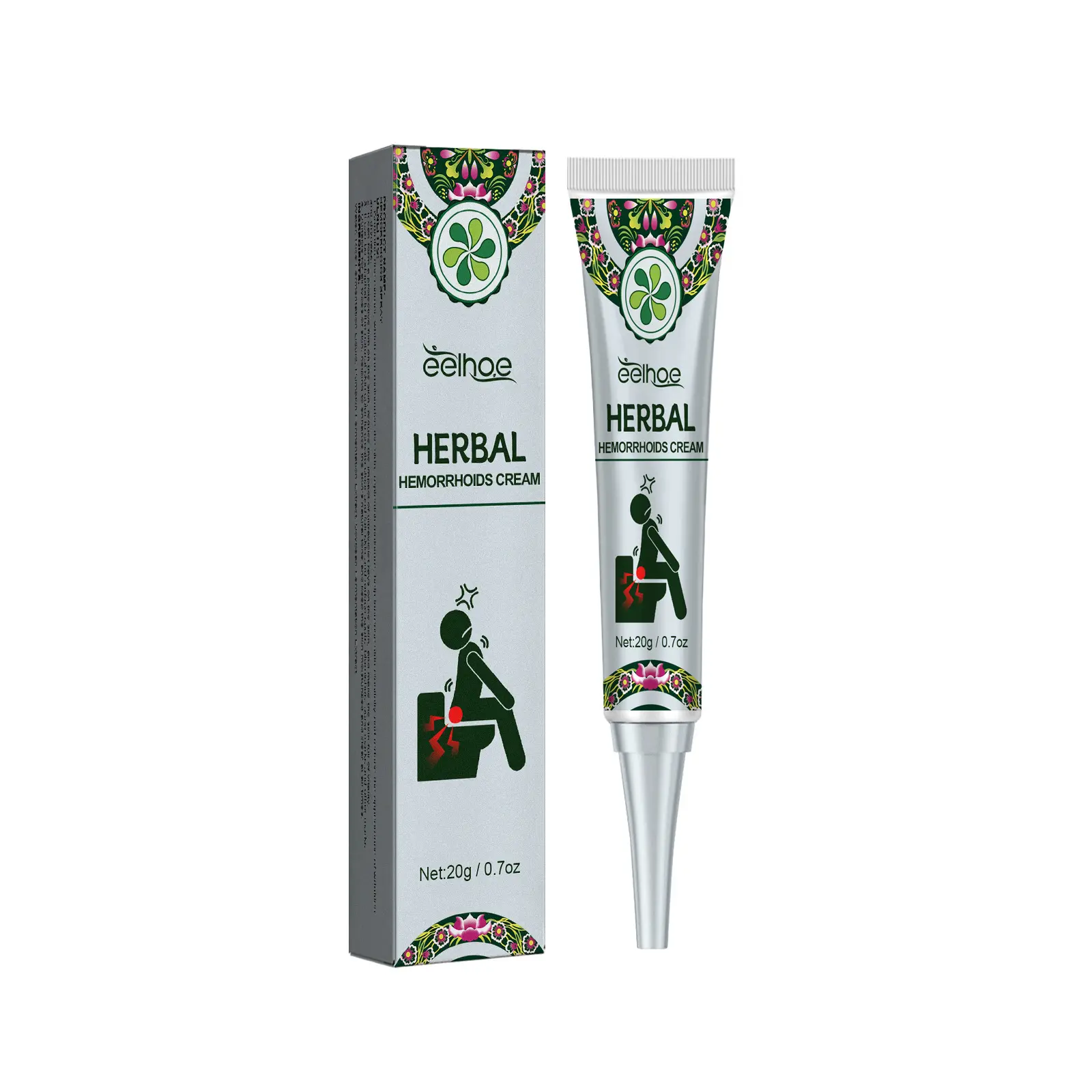 Label pribadi 100% Herbal alami meringankan nyeri Anal wasir kapsul semprot Anti gatal nyeri wasir krim grosir